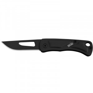 Cutit breloc SOG Centi I CE1002-CP, lama 3Cr13, Slip Joint, maner din otel inoxidabil, Mini EDC Keychain Knife - Img 2