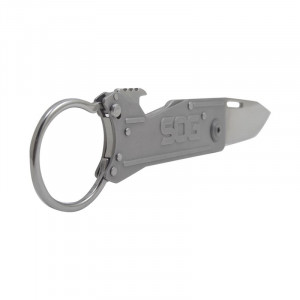 Cutit breloc SOG KeyTron KT1001-CP, lama 5Cr15MoV, Lockback, desfacator sticle integrat, EDC Keychain Knife - Img 5