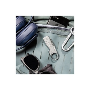 Cutit breloc SOG KeyTron KT1001-CP, lama 5Cr15MoV, Lockback, desfacator sticle integrat, EDC Keychain Knife - Img 23