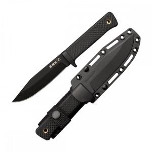 Cutit Cold Steel SRK Compact SK-5 CS-49LCKD cu lama din otel carbon SK-5 si teaca Secure-Ex