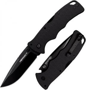 Cutit Cold Steel Verdict Spear Point AUS10A G-10 Black