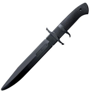 Cutit de antrenament Cold Steel Rubber Trainer Black Bear Classic CS-92R14BBC, Santoprene, pentru tehnici de autoaparare si arte martiale