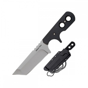 Cutit EDC Cold Steel Mini Tac Tanto AUS-8A cu teaca Secure-Ex CS-49HTF