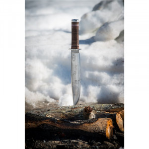 Cutit Fallkniven NL1L Frej Lam. VG10 Satin Finish Lama 250 mm Otel Laminat VG10 Maner Piele - Img 9