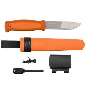 Cutit Kansbol Orange, lama din otel inoxidabil + CADOU kit supravietuire - Img 2