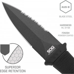 Cutit lama fixa SOG MINI PENTAGON - Img 2