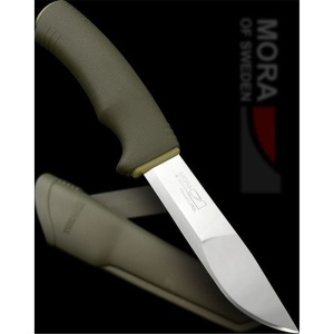 Cutit outdoor/bushcraft verde Bushcraft Forest (S), lama inox 12C27, Morakniv - Img 14