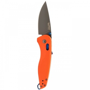 Cutit pliabil SOG Aegis AT Rescue Red Indigo 11-41-10-41, lama Drop Point CRYO D2, deschidere asistata, AT-XR Lock, maner GRN, EDC Premium - Img 5