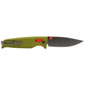 Cutit pliabil SOG Altair XR Field Green 12-79-03-57, lama Drop Point 154CM Satin, XR Lock, Thumb Stud, maner GRN Field Green, EDC Ultralight - Img 3
