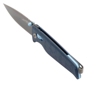 Cutit pliabil SOG Altair XR Squid Ink 12-79-01-57, lama Drop Point 154CM Satin, XR Lock, Thumb Stud, maner GRN Squid Ink, EDC Ultralight - Img 3