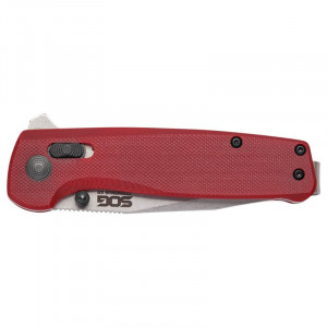 Cutit pliabil SOG Terminus XR G10 Crimson, lama D2 Black TiNi, XR Lock, maner G10 rosu, Flipper EDC - Img 9