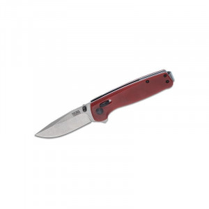 Cutit pliabil SOG Terminus XR G10 Crimson, lama D2, XR Lock, maner G10 rosu, Flipper EDC - Img 2