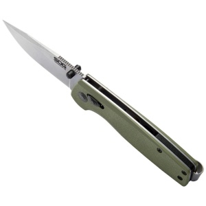 Cutit pliabil SOG Terminus XR G10 Olive Drab, lama D2, XR Lock, maner G10 verde olive, Flipper EDC - Img 14