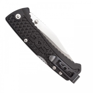 Cutit pliabil SOG Traction TD1011-CP, lama Clip Point 5Cr13MoV, Lockback, maner GRN ultraușor - Img 17