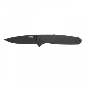 Cutit pliabil SOG Twitch III Black 11-15-01-43, lama Clip Point 154CM Black TiNi, deschidere asistata S.A.T., Lockback, maner aluminiu negru, EDC Premium - Img 4