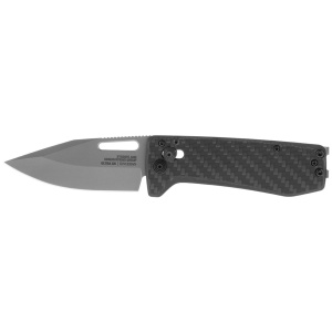 Cutit pliabil SOG Ultra XR Graphite 12-63-01-57, lama Clip Point CPM S35VN TiNi Graphite, XR Lock, Thumb Stud, maner Carbon Fiber, EDC Ultra Lightweight - Img 3