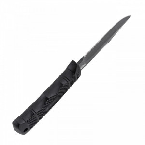 Cutit tactic SOG SEAL Pup Black, otel AUS-8, lama partial zimtata 120 mm - Img 8