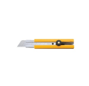 Cutter Industrial 25 mm OLFA H-1 – Heavy-Duty cu Blocare prin Rotita