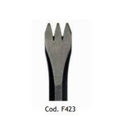 Dalta sculptura piatra pentru ciocan pneumatic 3 dinti , 12.5 mm, Milani Utensili