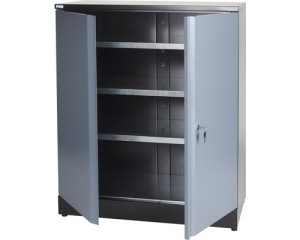 Dulap metalic 2 uși 910x450x1100 mm, cu 3 polițe