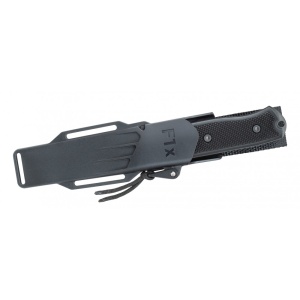 F1xb_Elmax Cutit de supravietuire si bushcraft F1xb ELMAX – Tungsten Carbide, lama neagra, Fallkniven - Img 5