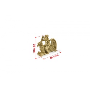 Figurina St-Louis din metal pentru navomodele / hobby, Amati Italia - Img 2