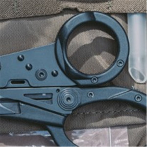 Foarfeca multifunctionala SOG ParaShears Black, 11 functii, Compound Leverage, foarfeca medicala de salvare cu husa nylon - Img 14
