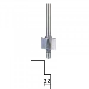 Freza pentru faltuire, 3.2mm, Proxxon 29038 - Img 3