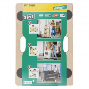 FT 300 Transportor pe role pentru mobila,separabil, Wolfcraft - Img 4