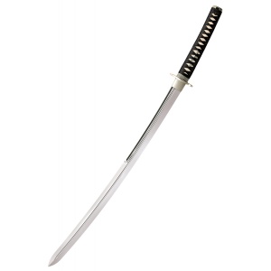 Katana Cold Steel Emperor Double Edge Katana CS-88DEC, lama dubla din otel carbon 1060, teaca din lemn lacuit - Img 3