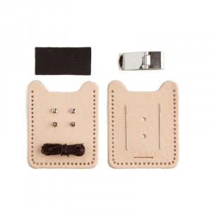 Kit clip pentru bani si husa pentru card Tandy Leather SUA - Img 2