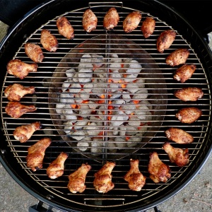 Kit cosuri de carbuni si jgheab apa Slow ’N Sear FireBaskets SNS Grills - Img 5