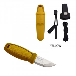 Kit Cutit de gat cu amnar, Eldris, galben pentru diy, camping, hobby, Morakniv - Img 2