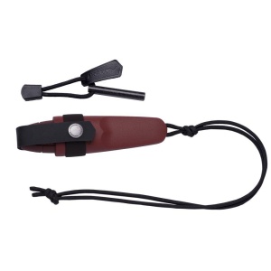 Kit Cutit de gat Morakniv Eldris Rosu cu amnar- Outdoor si Supravietuire
