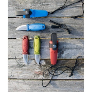 Kit Cutit de gat Morakniv Eldris Rosu cu amnar- Outdoor si Supravietuire - Img 11