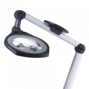 Lampa de lucru profesionala LENSLED II cu lupa, cu braț articulat reglabil, cu lentila bifocala - Img 6
