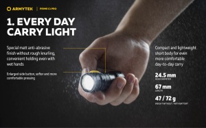 Lanterna EDC Armytek Prime C1 Pro White 1000 lm - Img 8