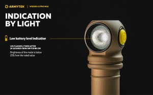 Lanterna frontala Armytek Wizard C2 Pro Max Sand White 4000 lm cu acumulator 21700 - Img 15