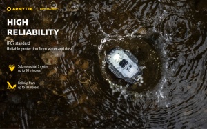 Lanterna multifunctionala Armytek Crystal WUV Grey 150 lm cu lumina UV 365 nm - Img 8
