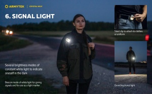 Lanterna multifunctionala Armytek Crystal WUV Grey 150 lm cu lumina UV 365 nm - Img 18