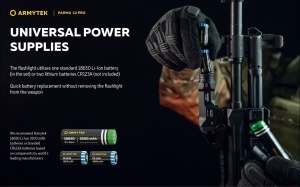 Lanterna tactica Armytek Parma C2 Pro 1500 lm cu montura Picatinny/Weaver si intrerupator la distanta - Img 18