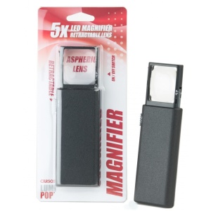 Lupa de buzunar LumiPop putere 5x cu leduri si lentila asferica - Carson - Img 4