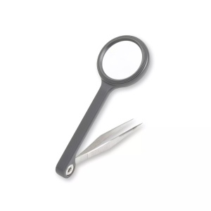 Lupa portabila MagniGrip, putere 4.5x cu penseta de precizie - Carson