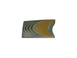 Micarta Canvas (foaie de cort) Natural/Black 1/1- 9.5 mm, pentru maner de cutit