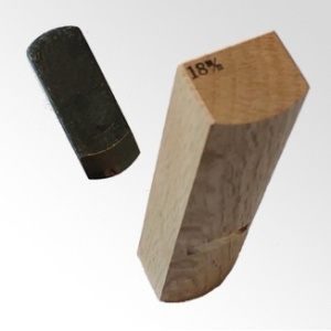 Mini rindea traditionala japoneza cu talpa curbata 18 mm, Takagi - Img 2