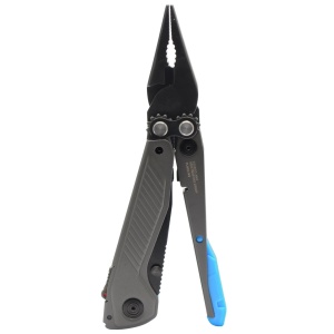 Multitool SOG Flash MT Urban Gray & Cyan, 7 functii, lama CRYO D2, deschidere asistata - Img 5