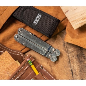Multitool SOG PowerLock cu husa din nylon, 18 functii, otel inoxidabil 420 - Img 24