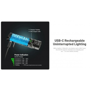 Nitecore EDC09, Lanterna Mana 1600 Lumeni Rotativa - Img 13