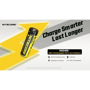 Nitecore NH2400 Set 4 Acumulatori AA USB-C - Img 4