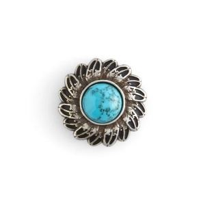 Ornament Turquoise Feather Tandy Leather SUA - Img 7